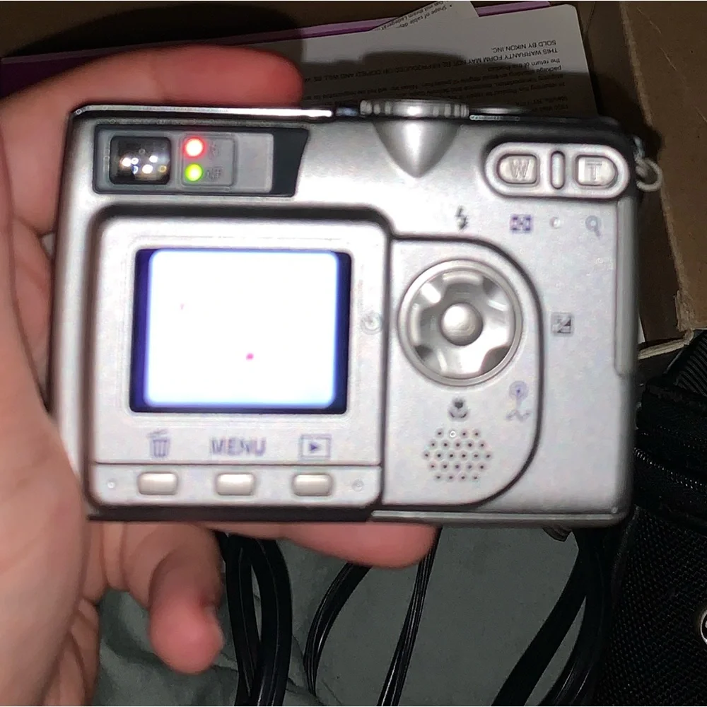 Nikon Silver Digital Camera with Advanced Features